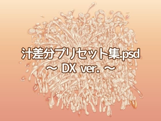 汁差分プリセット集.psd ～DX Ver.～ cover