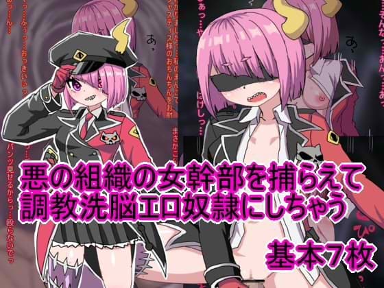 悪の組織の女幹部を捕らえて調教洗脳エロ奴○にしちゃう cover