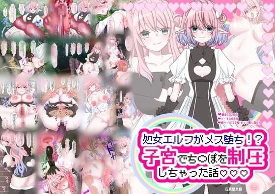 処女エルフがメス堕ち!? 子宮でち〇ぽを制圧 しちゃった話 cover