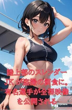 陸上部のスレンダーJ○が盗撮の餌食に。有名選手が全裸映像を公開される cover