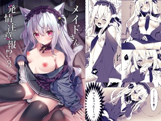 メイドさん発情注意報!?3 cover