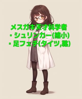 天才メ○ガキ科学者の実験薬で小さくされて靴の中に入れられたりタイツ足で踏まれたりする音声 cover