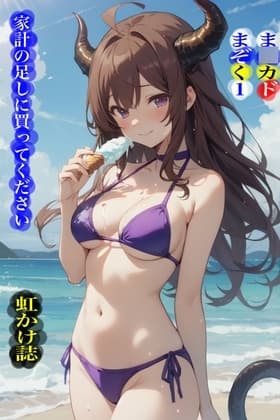 虹かけ誌  ま○カドまぞく1 家計の足しに買ってください cover