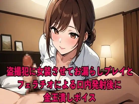 【去勢プログラム】盗撮犯に女装させてお漏らしプレイとフェラチオによる口内発射後に金玉潰しボイス【お姉さん/SM】 cover