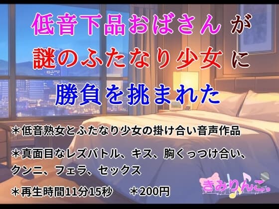 低音下品おばさんが謎のふたなり少女に勝負を挑まれた cover