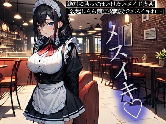 絶対に勃ってはいけないメイド喫茶「勃起したら前立腺調教でメスイキね…」 cover