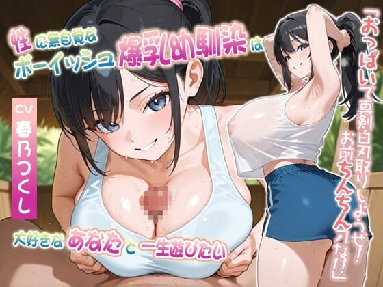 性に無自覚なボーイッシュ爆乳幼馴染は大好きなあなたと一生遊びたい～おっぱいで真剣白刃取りしようぜ！お前ちんちん刀な！！～【処女/むちむち/バイノーラル】 cover