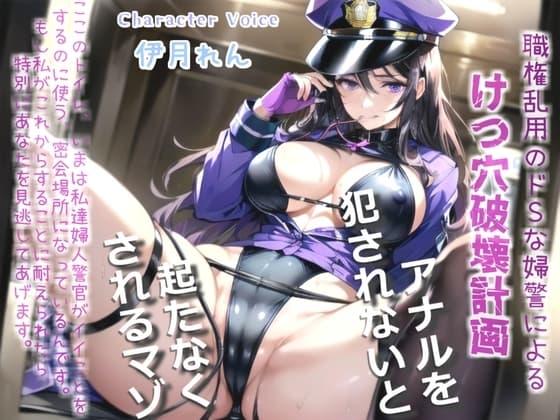 【オホ声】メス堕ち刑導入~万引きを犯した者は、ドSな好色婦警により無理やりお尻の穴を広げられ、アナルがガバガバになるまで犯されて肉便器性奴○として飼われてしまう cover