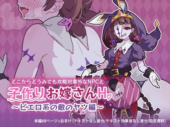 どこからどうみても攻略対象外なNPCと子作りお嫁さんH～ピエロ系の敵のヤツ編～ cover