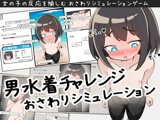 男水着チャレンジおさわりシミュレーション cover