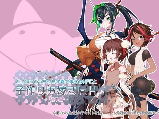 どこからどうみても攻略対象外なNPCと子作りお嫁さんH総集編 cover