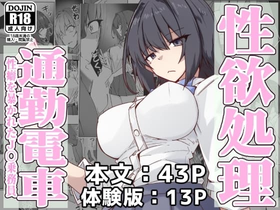 性欲処理通勤電車・性癖を暴かれたJ〇乗務員 cover