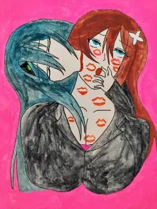 舌入れたらぶっ… cover