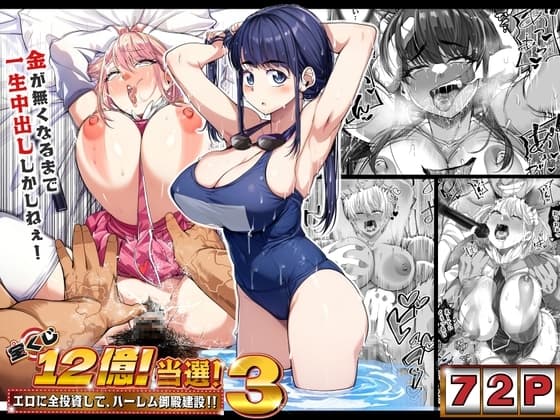 宝くじ12億当選！〜エロに全投資して、ハーレム御殿建設！！3 cover