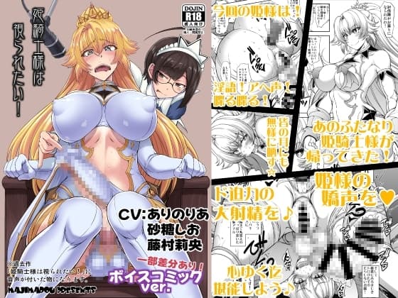 姫騎士様は視られたい！ボイスコミック版 cover