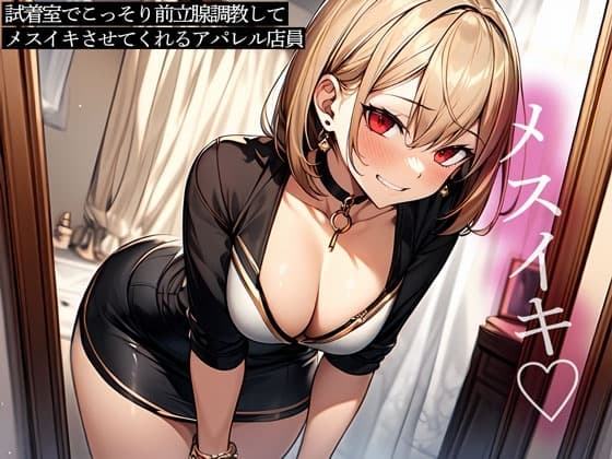 試着室でこっそり前立腺調教してメスイキさせてくれるアパレル店員 cover