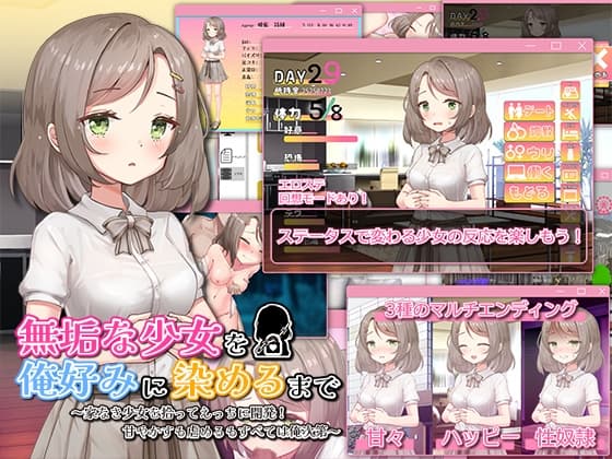 無垢な少女を俺好みに染めるまで～家なき少女を拾ってえっちに開発！ 甘やかすも虐めるもすべては俺次第～ cover