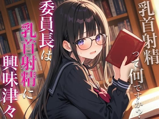 委員長は乳首射精に興味津々〜官能小説好きなむっつりスケベな委員長に乳首開発されちゃった〜 cover
