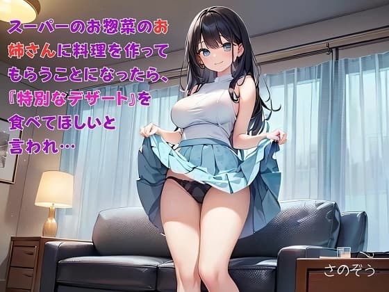 【隙間の文庫】スーパーのお惣菜のお姉さんに料理を作ってもらうことになったら、『特別なデザート』を食べてほしいと言われ… cover