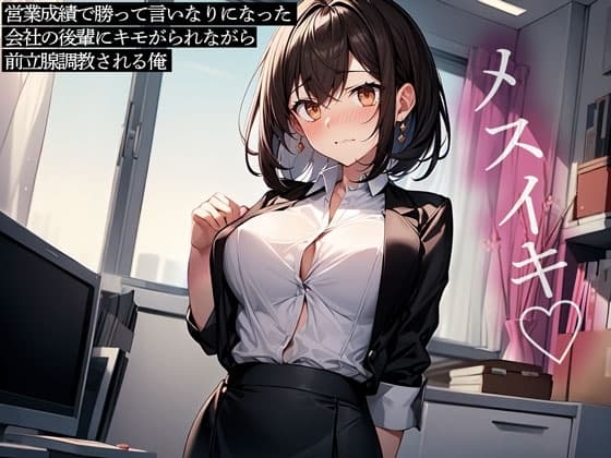 営業成績で勝って言いなりになった会社の後輩にキモがられながら前立腺調教される俺 cover