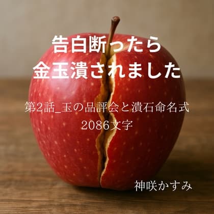 告白断ったら金玉潰されました/第2話_玉の品評会と潰石命名式 cover