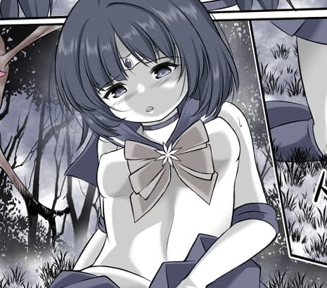 洗脳され敵前でオナニーをさせられながら丸呑みにされるセ●ラーサタ●ン cover