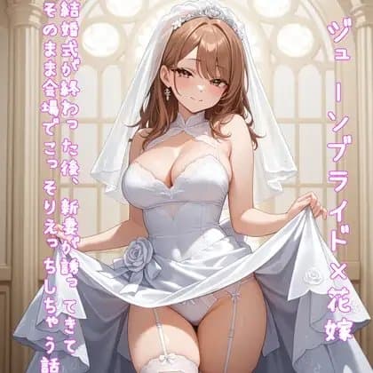 【5～10分でさっくり抜けるシリーズ】結婚式が終わった後、新妻が誘ってきてそのまま会場でこっそりえっちしちゃう話 cover