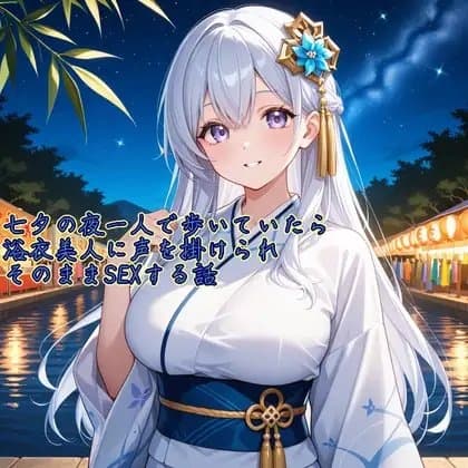 【5～10分でさっくり抜けるシリーズ】七夕の夜一人で歩いていたら浴衣美人に声を掛けられそのままSEXする話 cover