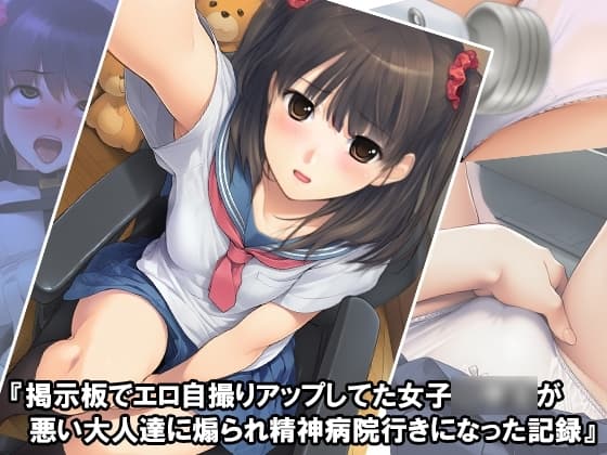 『掲示板でエロ自撮りアップしてた女子〇学生が悪い大人達に煽られ精神病院行きになった記録』 cover