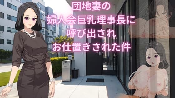 おれの住んでいる乳栗団地の婦人会巨乳理事長に呼び出されお仕置きを受けた件 cover