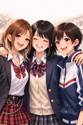 姉とその友達に射精させられる話1 cover
