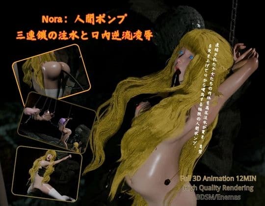 Nora:人間ポンプ・三連鎖の注水と口内逆流凌○ cover