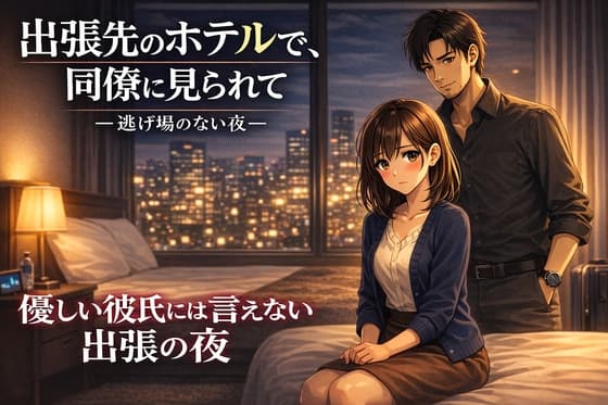 出張先のホテルで、同僚に見られて ―逃げ場のない夜― cover