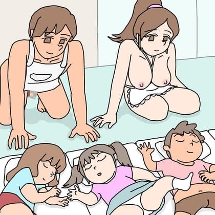 先生と生徒 「お昼寝の時間に」 (GIFパラパラ漫画+GIFループ) cover